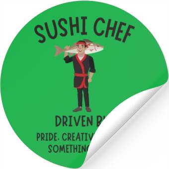 Discover SUSHI CHEF 28 Stickers