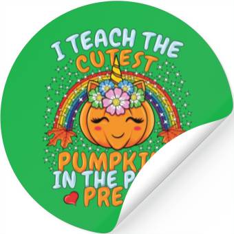 Discover I Teach Cutest Pumpkins Patch Pre K Teacher Stickers