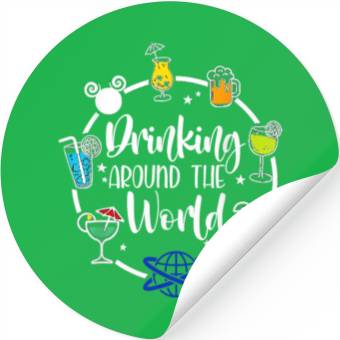 Discover Drinking Around The World Stickers