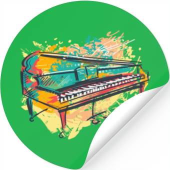 Discover Piano Fantasy Stickers