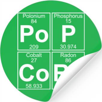 Discover popcorn Stickers