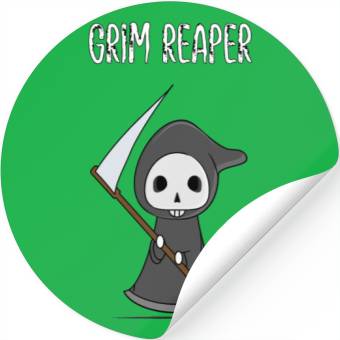 Discover the grim reaper skeleton lovely Stickers