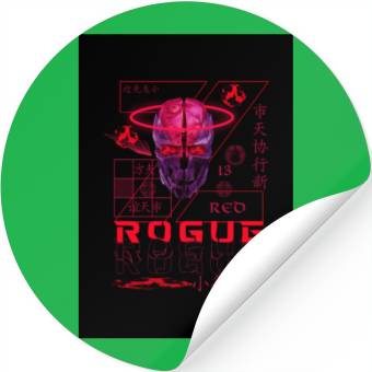 Discover Rogue Black Stickers