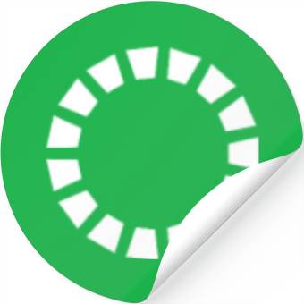 Discover circle shape 2 Stickers