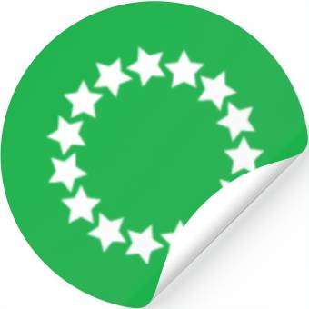 Discover circle shape 6 Stickers