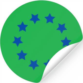 Discover circle shape 7 Stickers