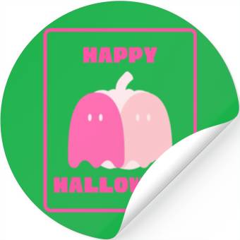 Discover Pink Cute Halloween Stickers