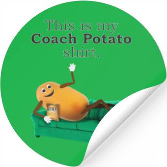Discover Couch Potato Stickers