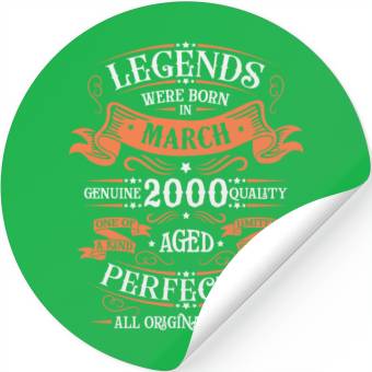 Discover March 2000 anniversary March 2000 March Stickers