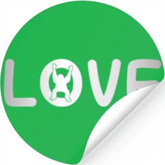 Discover monkey love Stickers