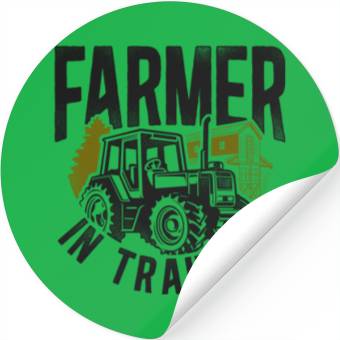 Discover Farming Farmer Tractor Vintage Stickers