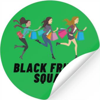 Discover Black Friday Squad Stickers
