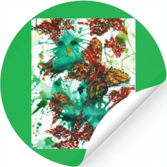 Discover Butterfly abstract - Stickers
