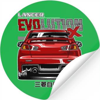 Discover Lancer Evolution X Stickers