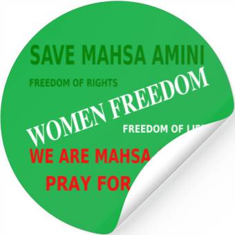 Discover Save Mahsa Amini | Freedom Stickers
