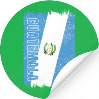 Discover Guatemala vintage flag Stickers