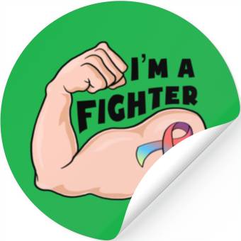 Discover Pride month - Rainbow ribbon Stickers