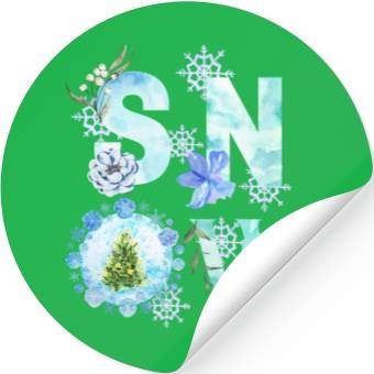 Discover Let it snow Stickers