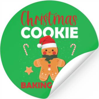 Discover Christmas Cookie Baking Crew Stickers
