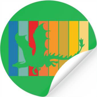 Discover Dragon Rainbow Stickers