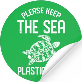 Discover Plastic Free Save The Ocean Stickers
