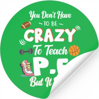 Discover Teach PE Phys Ed Physical Education Teacher Stickers