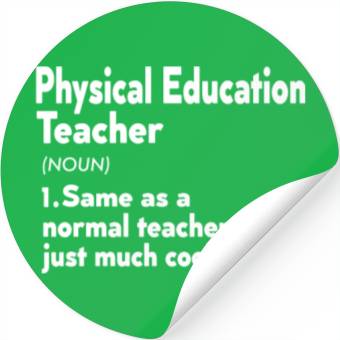 Discover PE Teacher Definition Phys Ed Physical Education Stickers