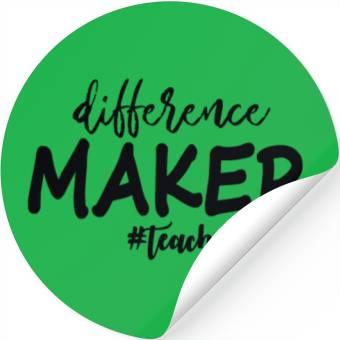 Discover Difference Maker Teacher Life Stickers