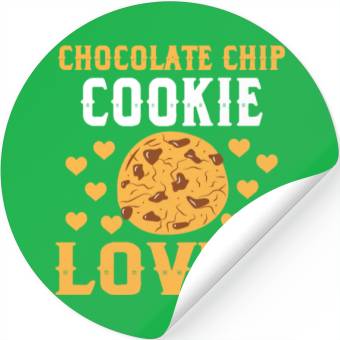 Discover Cute Chocolate Chip Cookie Lover Stickers