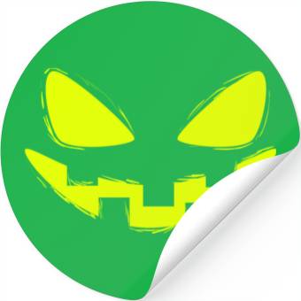Discover Pumpkin Halloween Stickers