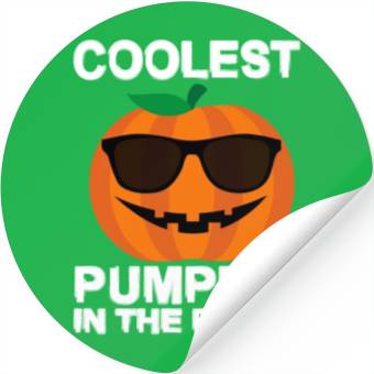 Discover Coolest pumpkin in the patch Stickers