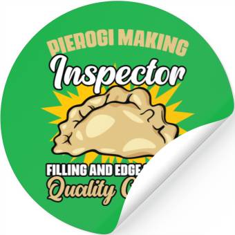 Discover Pierogi Making Funny Polish Dumpling Food Maker Stickers
