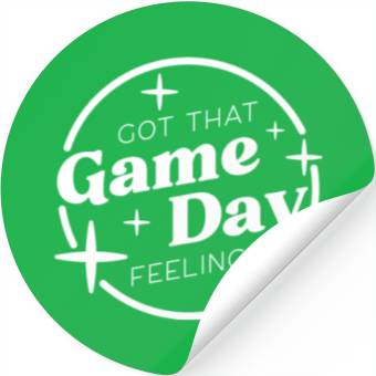Discover Got That Game Day Feeling Stickers