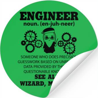 Discover Engineer Who Does Precision Guesswork Base Stickers