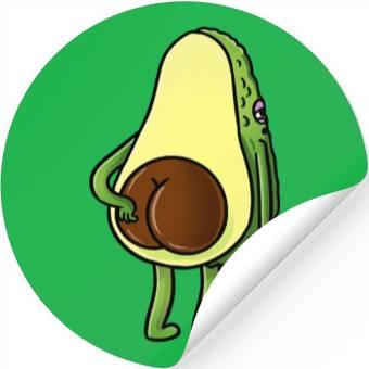 Discover Avocado Butt Avocado Lover Stickers
