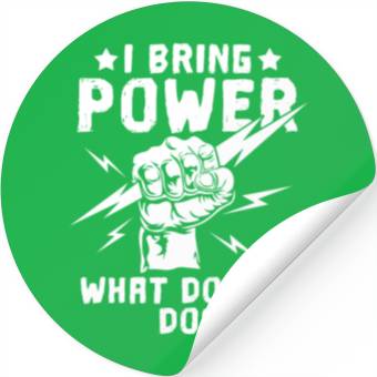 Discover Electrician Construction Electrician Stickers