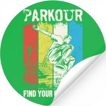 Discover Parkour Free Running Traceur Stickers