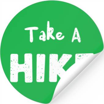 Discover Take A Hike - Hiking Stickers