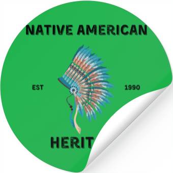 Discover Native American Heritage Stickers