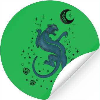 Discover Black panther, Between the Star Stickers