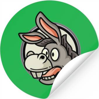 Discover Funny Donkey Farmer Gift Stickers