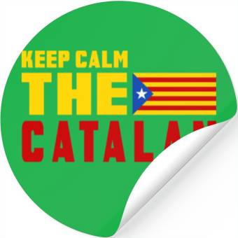 Discover Keep Calm Catalonia flag design Stickers