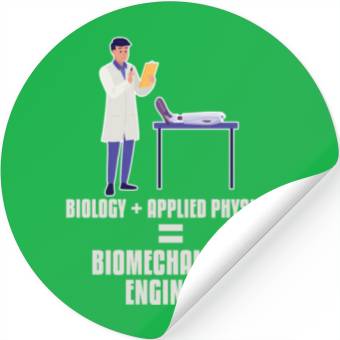 Discover Physics Physicist Biomechanical Engineer Stickers