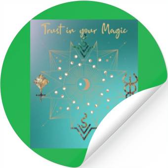 Discover Celestial Trust in your Magic Emerald Stickers