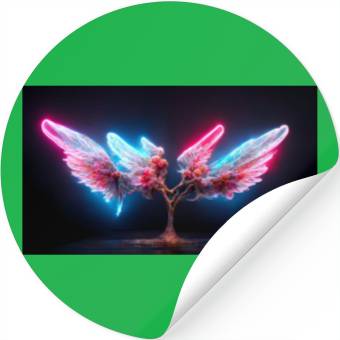 Discover Japan Neon Stickers