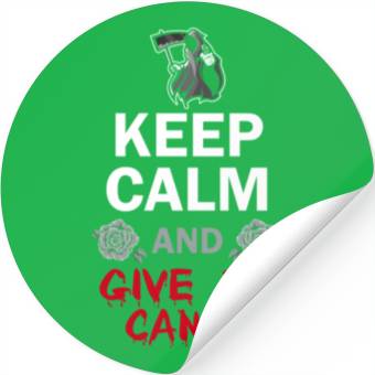 Discover Halloween Keep Calm Candy Stickers