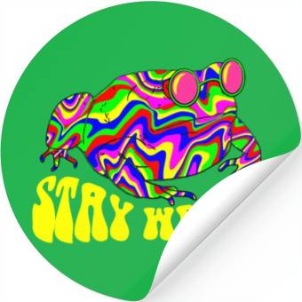 Discover Stay Weird Stickers