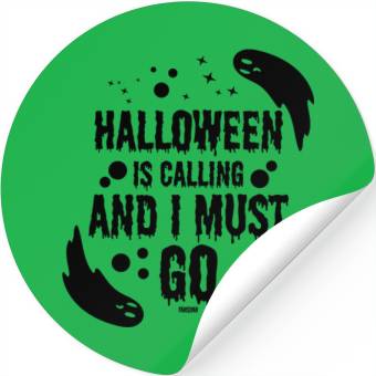Discover Halloween is calling Stickers