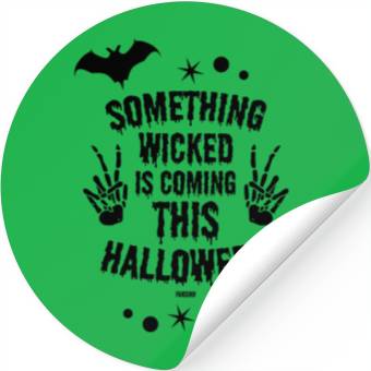 Discover Halloween skeleton bat gift Stickers