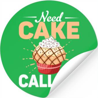 Discover Need Cake Call Me Cookie Pastry Baking Cake Stickers